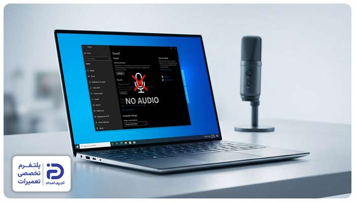 کار نکردن میکروفن لپ تاپ
