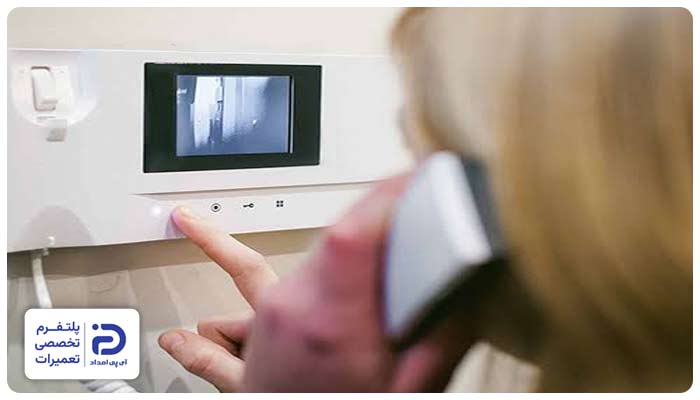 کم یا قطع شدن صدای آیفون تصویری باهر