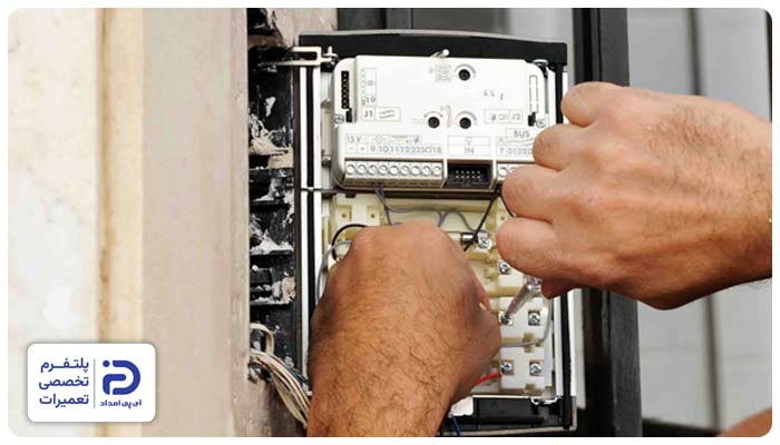 تعمیر سیم کشی آیفون تصویری آلدو