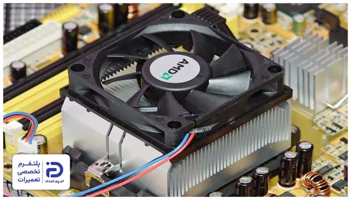 10. نصب نادرست یا شل بودن هیت سینک علت بالا رفتن دمای cpu کامپیوتر