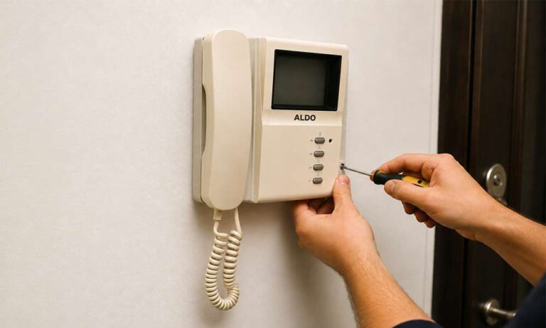 تعمیر آیفون تصویری آلدو