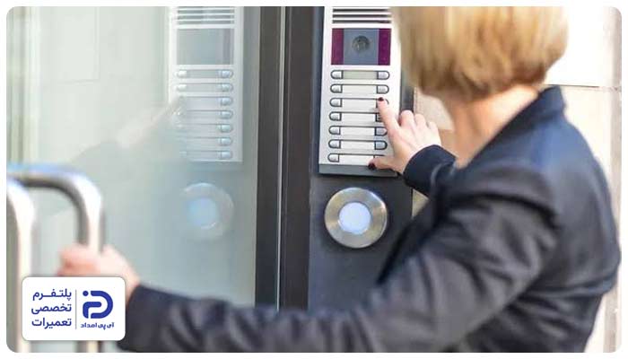 باز نکردن درب آیفون تصویری فربیکو