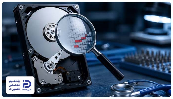 خطاهای منطقی یا بدسکتورهای دیسک از دلایل 100 درصد شدن دیسک در ویندوز 10