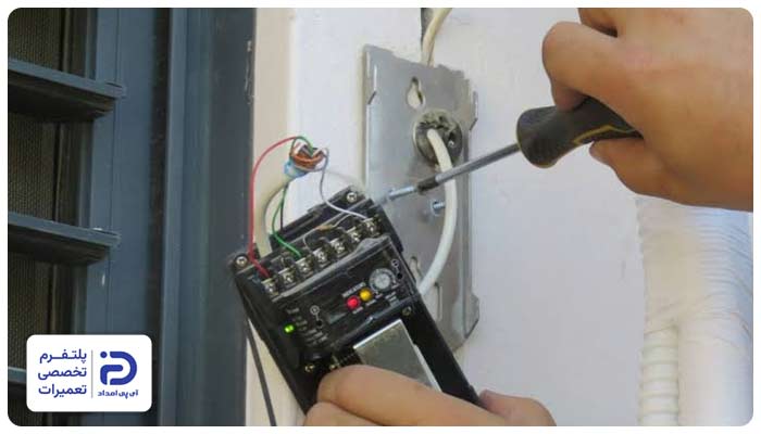 تعمیر سیم کشی آیفون تصویری فربیکو