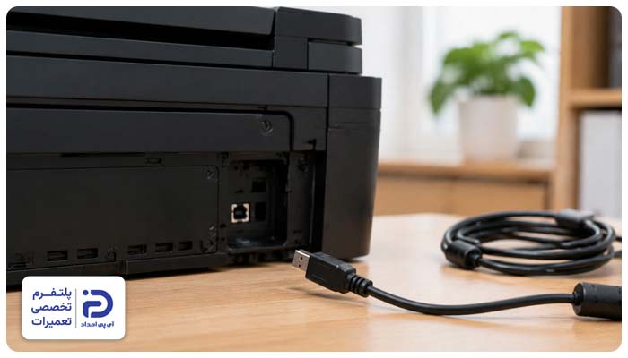 مشکل در اتصال USB یا شبکه از دلایل پرینت نگرفتن پرینتر سامسونگ