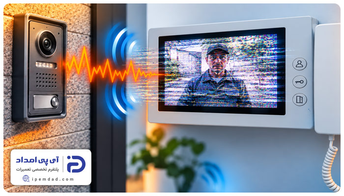 پارازیت آیفون تصویری